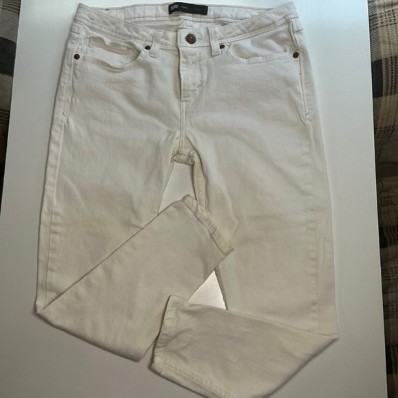 Levi's Denim - Levis Womens White Denim Leggings Skinny Jeans Stretch 30x30 Cotton Blend